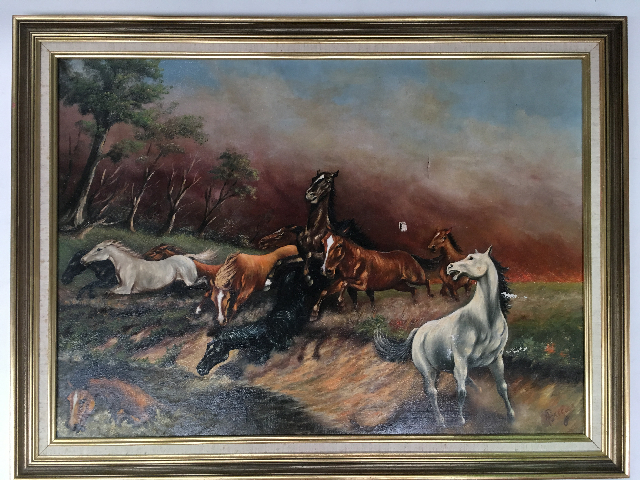 ARTWORK, Landscape (Large) - Wild Horses